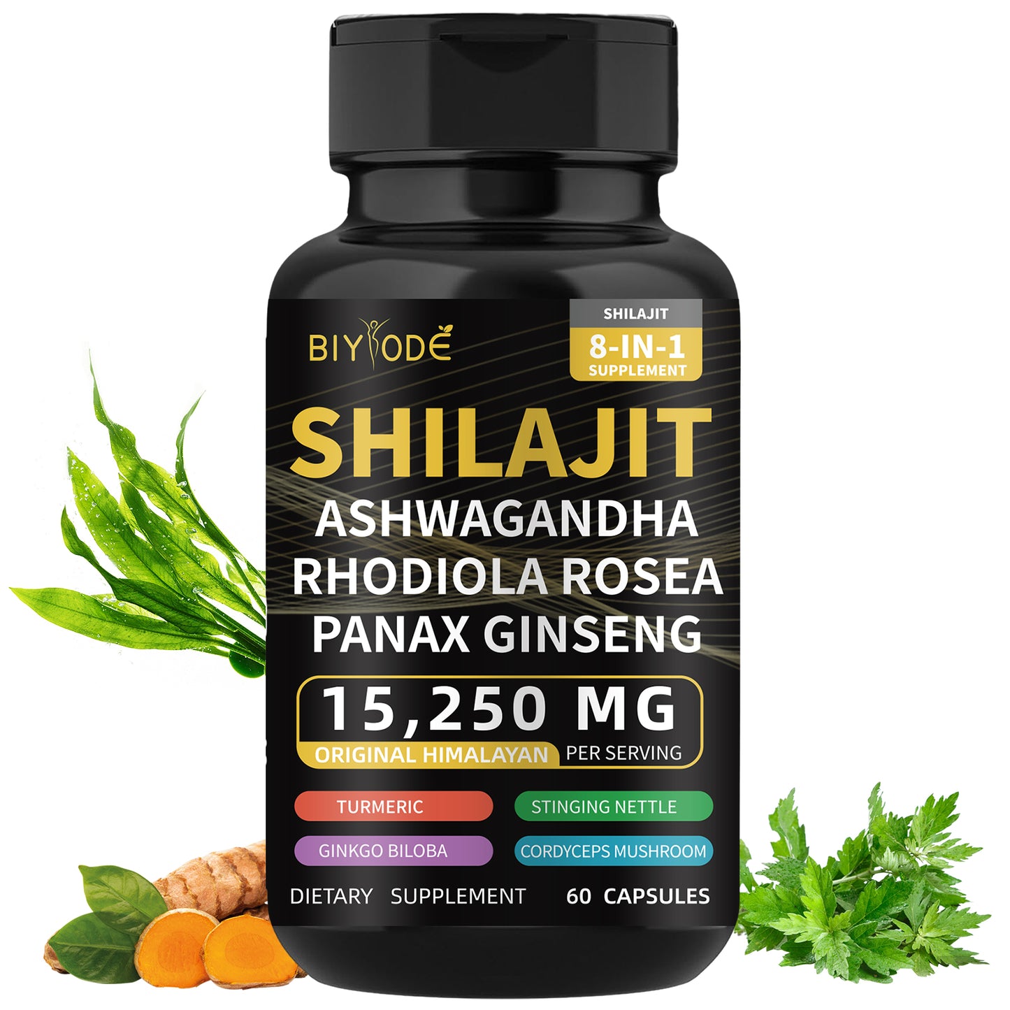 Biyode Pure Natural Himalayan Shilajit Capsules